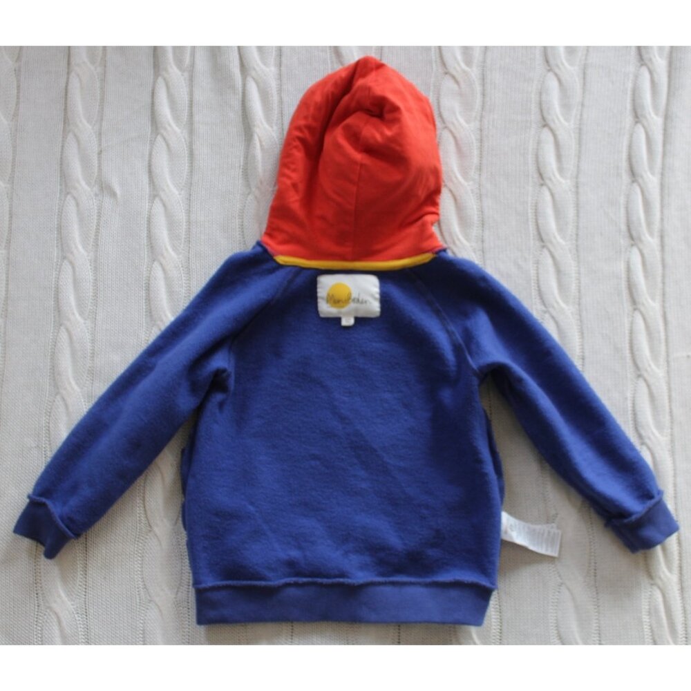 MINI BODEN Patchwork Applique Owl Stars Hoodie Sweatshirt, Size 4 - 5 - Picture 7 of 11